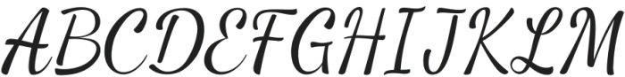 Bellaif Regular otf (400) Font UPPERCASE