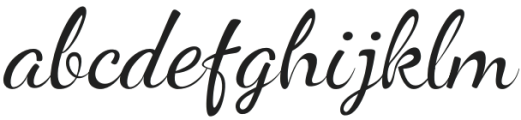 Bellaif Regular otf (400) Font LOWERCASE