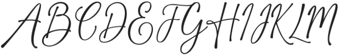 Bellamie-Regular otf (400) Font UPPERCASE