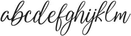 Bellamie-Regular otf (400) Font LOWERCASE