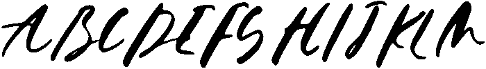 Bellamore Regular otf (400) Font UPPERCASE