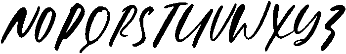 Bellamore Regular otf (400) Font UPPERCASE