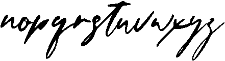 Bellamore Regular otf (400) Font LOWERCASE