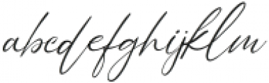 Bellamy Signature otf (400) Font LOWERCASE
