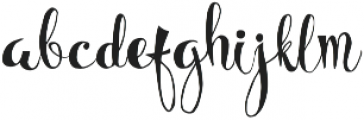 Bellanche Script Regular otf (400) Font LOWERCASE