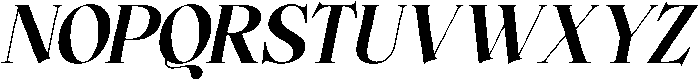 Bellanova Italic otf (400) Font UPPERCASE