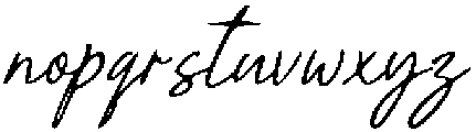Bellany Signature Regular otf (400) Font LOWERCASE