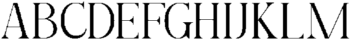 Bellarune Regular otf (400) Font UPPERCASE