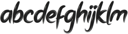 Bellaty-Regular otf (400) Font LOWERCASE