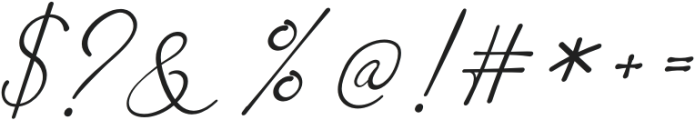 Bellavenita Italic otf (400) Font OTHER CHARS