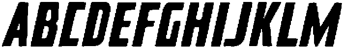 Bellavina Bold Italic otf (700) Font UPPERCASE