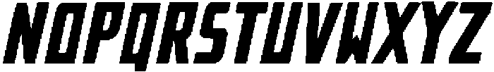 Bellavina Bold Italic otf (700) Font UPPERCASE