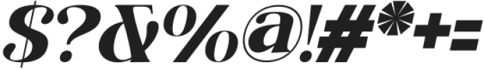 Bellavore Italic otf (400) Font OTHER CHARS