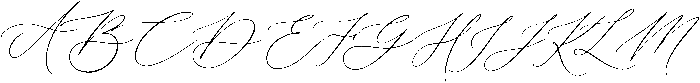 Belle Cherie Script Regular otf (400) Font UPPERCASE
