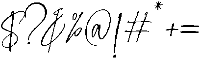 Belle Lune Script otf (400) Font OTHER CHARS