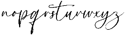 Belle Lune Script otf (400) Font LOWERCASE