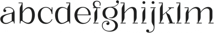 Belle Story Thin otf (100) Font LOWERCASE