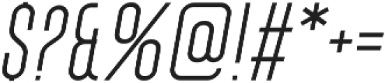 Belleau Light Italic otf (300) Font OTHER CHARS