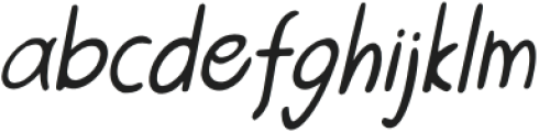 Bellfast Italic otf (400) Font LOWERCASE