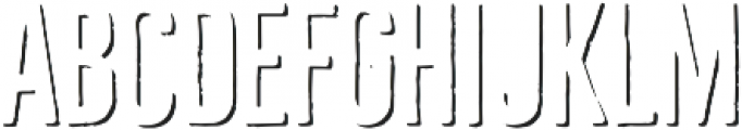 Bellfort Shadow Only otf (300) Font LOWERCASE