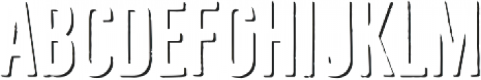 Bellfort Shadow Only otf (400) Font LOWERCASE