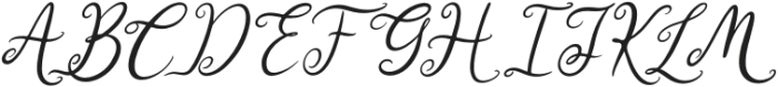 Bellina Seamy Italic otf (400) Font UPPERCASE