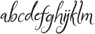 Bellina Seamy Italic otf (400) Font LOWERCASE