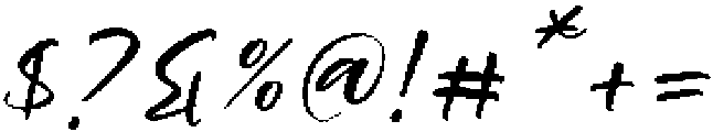 Bellsshake Italic otf (400) Font OTHER CHARS