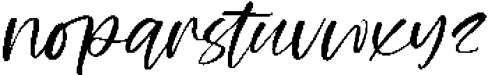 Bellsshake Italic otf (400) Font LOWERCASE
