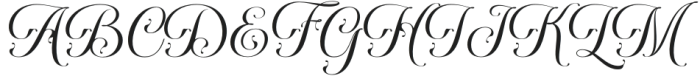 Belmantia Script otf (400) Font UPPERCASE