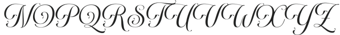 Belmantia Script otf (400) Font UPPERCASE