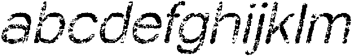 Belmein Rounded Stamp Italic otf (400) FONT