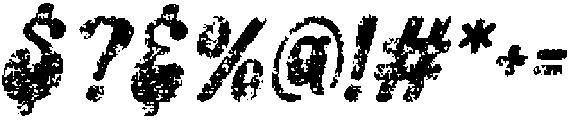 Belony Stamp Italic otf (400) Font OTHER CHARS