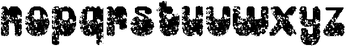 BelonyStamp-Regular otf (400) Font LOWERCASE