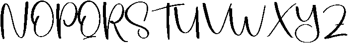 Belove Regular otf (400) Font UPPERCASE