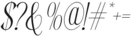Beloved Dream Light Italic otf (300) Font OTHER CHARS