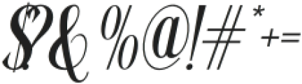 Beloved Dream Medium Italic otf (500) Font OTHER CHARS