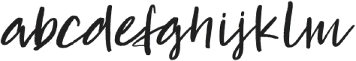 Beloved Dreams otf (400) Font LOWERCASE