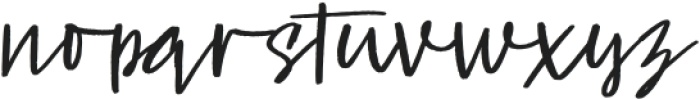 Beloved Dreams otf (400) Font LOWERCASE