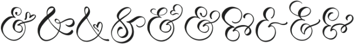 Beloved Monogram otf (400) Font OTHER CHARS