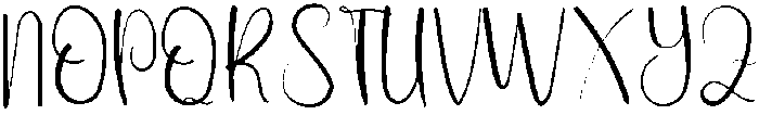 Beloved Regular otf (400) Font UPPERCASE