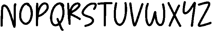 Beloved Regular otf (400) Font UPPERCASE
