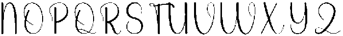 Beloved Regular otf (400) Font UPPERCASE