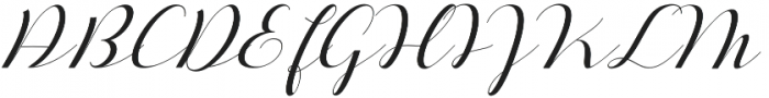 Beloved Regular otf (400) Font UPPERCASE