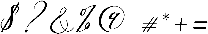 Beloved Script otf (400) Font OTHER CHARS