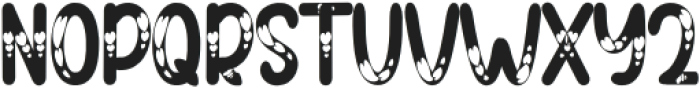 Beloved Style Regular otf (400) Font UPPERCASE