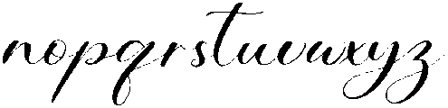 Beloved otf (400) Font LOWERCASE