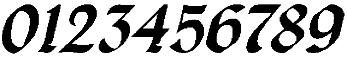 Beltino Slant otf (400) Font OTHER CHARS