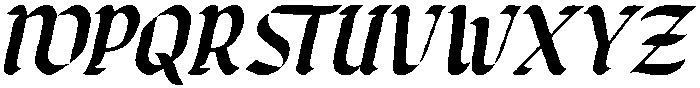 Beltino Slant otf (400) Font UPPERCASE