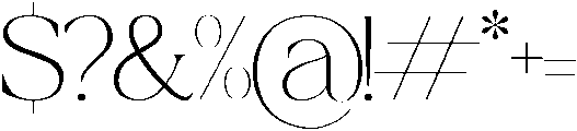 Belvina Regular otf (400) Font OTHER CHARS